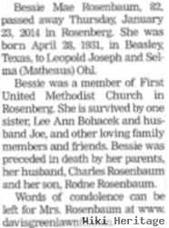 Bessie Mae Ohl Rosenbaum