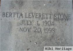 Bertta Leverett Stone