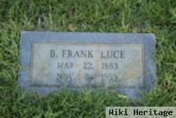 Benjamin Franklin "frank" Luce