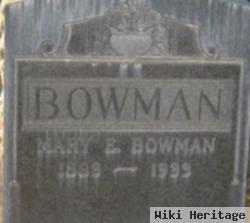 Mary E Bowman