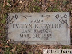 Evelyn Frances King Taylor