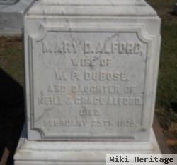 Mary D. Alford Dubose