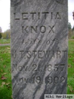 Letitia Knox Stewart