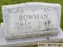 Stella M Fellenbaum Bowman