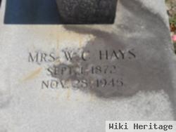 Marie Janet Mcrichie Hays