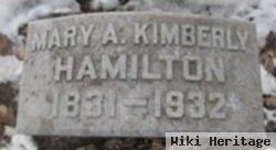 Mary Aurelia Kimberly Hamilton