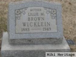 Lillie M Brown Wicklein