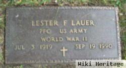 Lester F Lauer