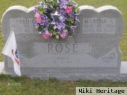 Martha A Hornsby Rose