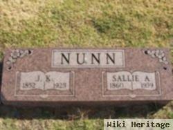 Sallie A Nunn