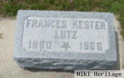 Frances Eliza "fanny" Miller Kester Lutz