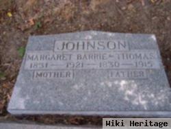 Margaret Barrie Johnson