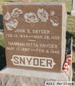 Hannah Ritta York Snyder