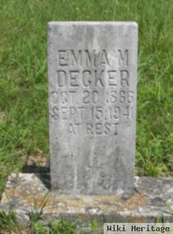 Emma M. Rosenberg Decker