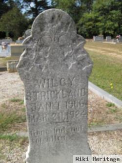 Wilson "wilcy" Strickland
