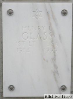 Henry E Glass