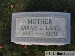 Sarah C Lang