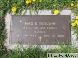 Max Eldon Tetlow