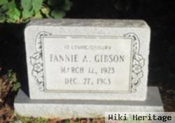 Fannie A Gibson