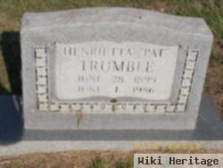 Henrietta "pat" Presley Trumble