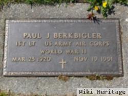 Paul J Berkbigler