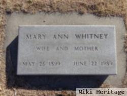 Mary Ann Christensen Whitney