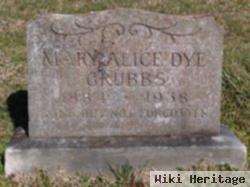 Mary Alice Dye Grubbs