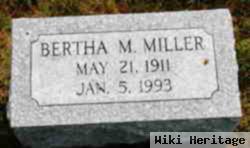 Bertha M Miller