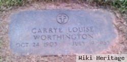 Carrye Louise Worthington