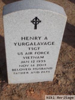 Henry A "hank" Yurgalavage