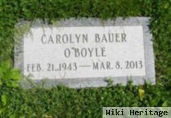 Mrs Carolyn Ann Bauer O'boyle