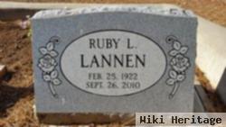 Ruby L. Ward Lannen