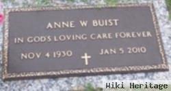 Anna Rogers "anne" Wells Buist