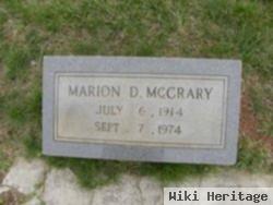 Marion D Mccrary