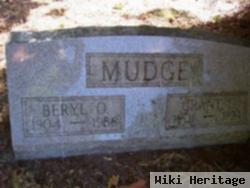 Beryl O Mudge