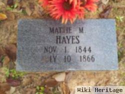 Mattie M. Hayes