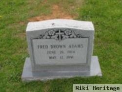 Fred Brown Adams