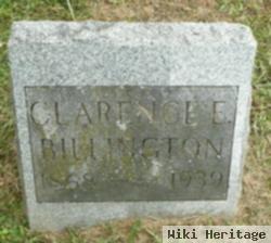 Clarence E Billington