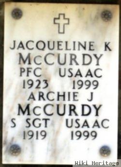 Jacqueline K Mccurdy