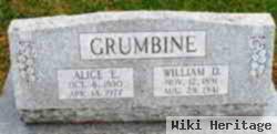 William D Grumbine