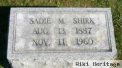 Sadie M Shirk