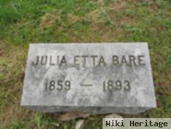 Julia Etta Wertman Bare