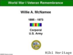 Willie A. Mcnamee