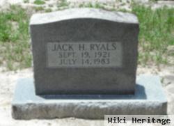 Jack H Ryals