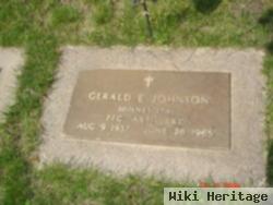 Pfc Gerald E. Johnson