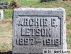 Archie E. Letson