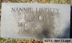 Nancy "nannie" Lindsey Bunch