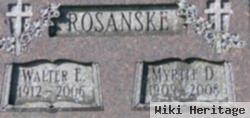 Walter E Rosanske