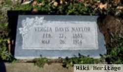 Virginia Rowena "vergia" Davis Naylor