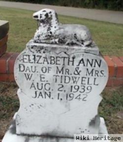 Elizabeth Ann Tidwell